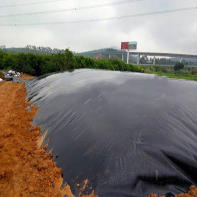 Hdpe Geomembrane used for Biodigester in Chile